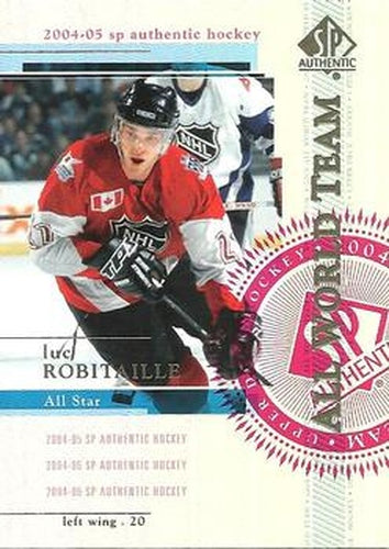 #118 Luc Robitaille - Los Angeles Kings - 2004-05 SP Authentic Hockey