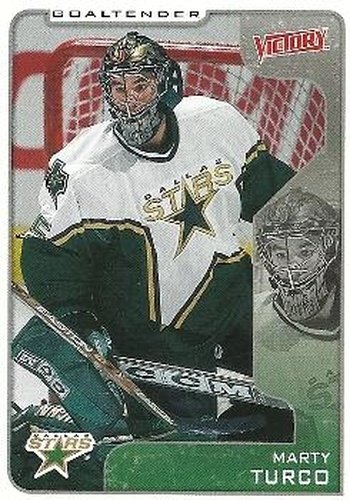 #118 Marty Turco - Dallas Stars - 2001-02 Upper Deck Victory Hockey