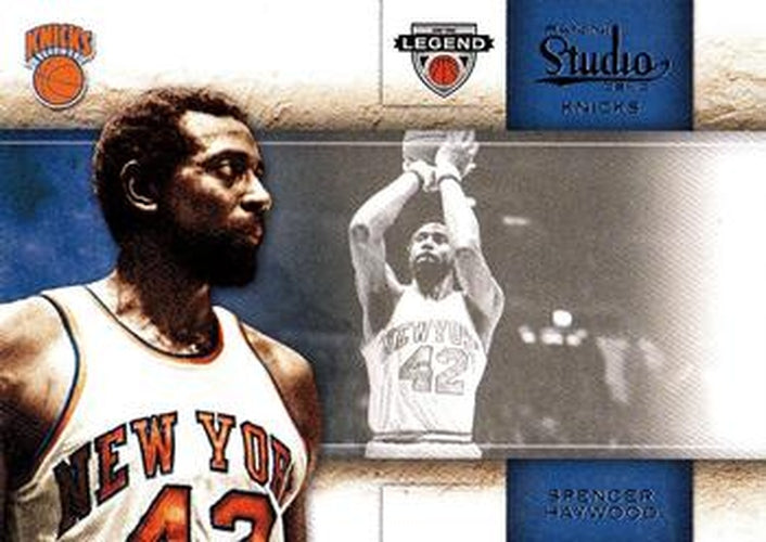 #118 Spencer Haywood - New York Knicks - 2009-10 Panini Studio Basketball