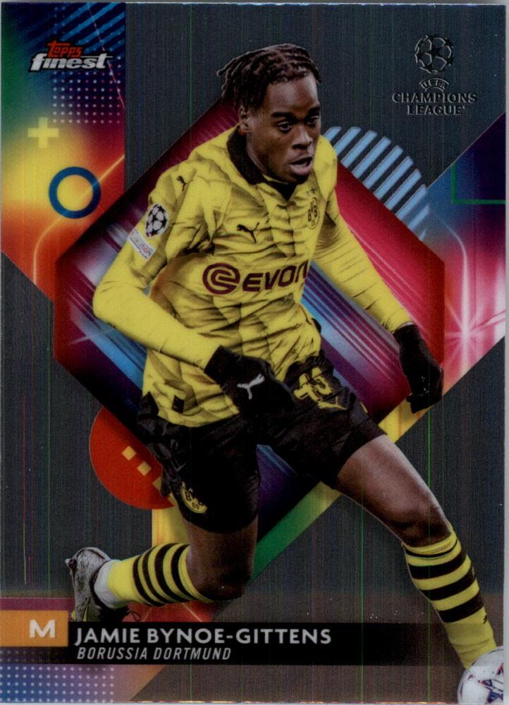 #118 Jamie Bynoe-Gittens - Borussia Dortmund - 2023-24 Finest UEFA Club Competitions Soccer