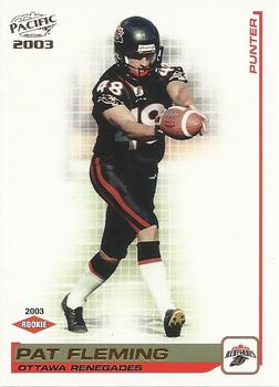 #118 Patrick Fleming - Ottawa Renegades - 2003 Pacific CFL Football