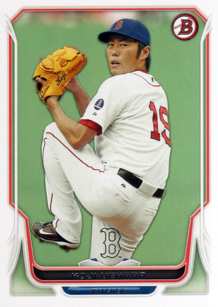 #118 Koji Uehara - Boston Red Sox - 2014 Bowman Baseball