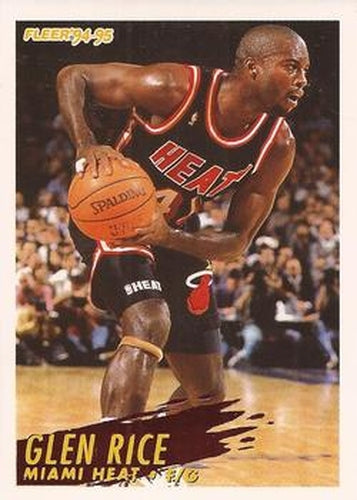 #118 Glen Rice - Miami Heat - 1994-95 Fleer Basketball