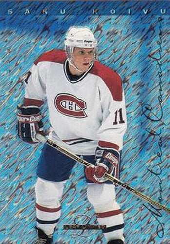 #118 Saku Koivu - Montreal Canadiens - 1995-96 Leaf Limited Hockey