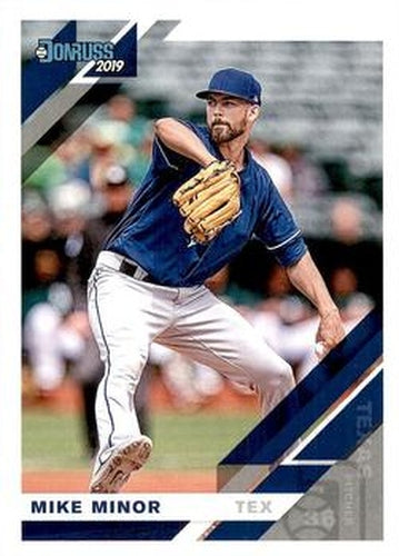 #118 Mike Minor - Texas Rangers - 2019 Donruss Baseball