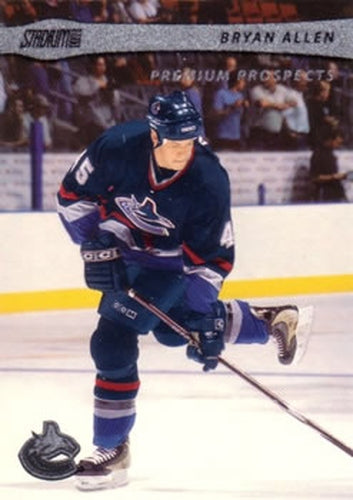 #118 Bryan Allen - Vancouver Canucks - 2001-02 Stadium Club Hockey