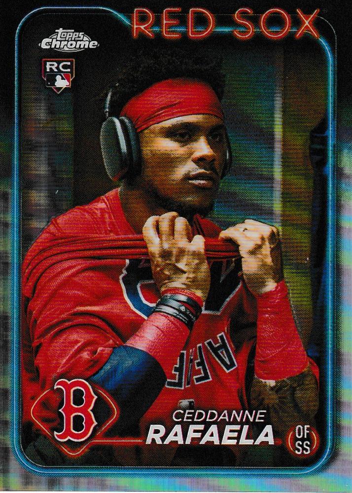 #118b Ceddanne Rafaela - Boston Red Sox - 2024 Topps Chrome Baseball