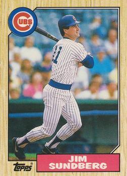 #119T Jim Sundberg - Chicago Cubs - 1987 Topps Traded Baseball