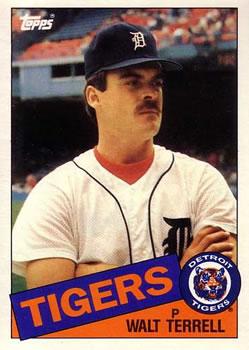 #119T Walt Terrell - Detroit Tigers - 1985 Topps Traded Baseball