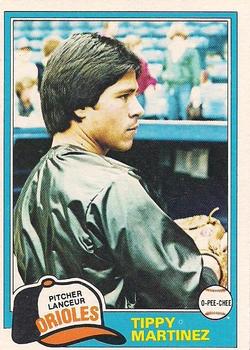 #119 Tippy Martinez - Baltimore Orioles - 1981 O-Pee-Chee - Gray Back Baseball