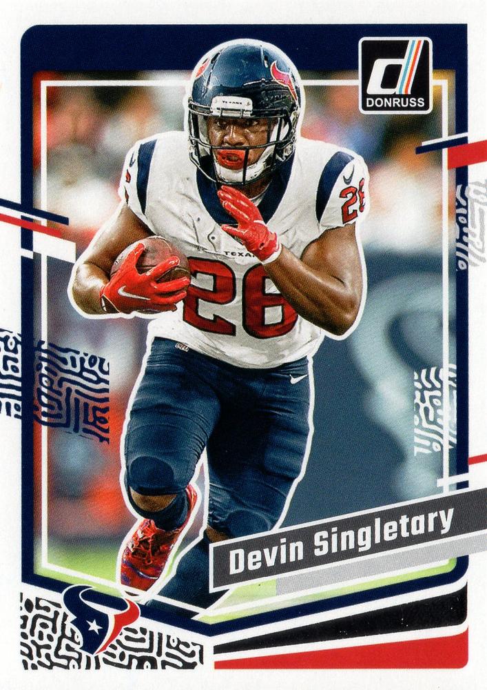 #119 Devin Singletary - Houston Texans - 2023 Donruss Football