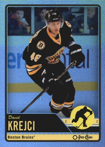 #119 David Krejci - Boston Bruins - 2012-13 O-Pee-Chee - Rainbow Hockey