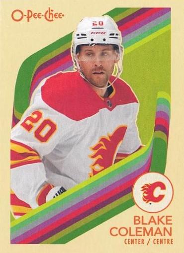 #119 Blake Coleman - Calgary Flames - 2023-24 O-Pee-Chee - Retro Hockey