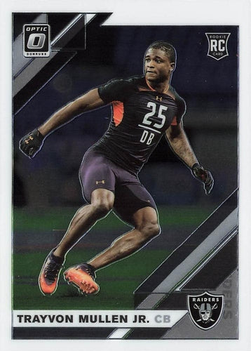 #119 Trayvon Mullen Jr. - Oakland Raiders - 2019 Donruss Optic Football