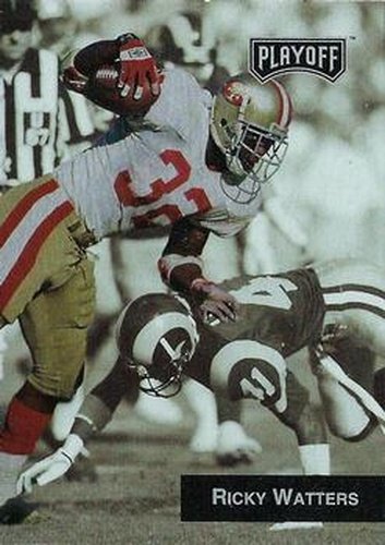 #119 Ricky Watters - San Francisco 49ers - 1993 Playoff Football