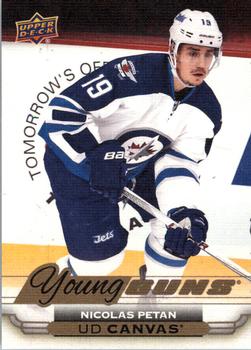 #C119 Nicolas Petan - Winnipeg Jets - 2015-16 Upper Deck - UD Canvas Hockey