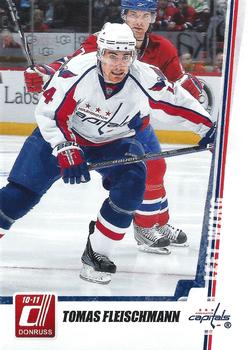 #119 Tomas Fleischmann - Washington Capitals - 2010-11 Donruss Hockey