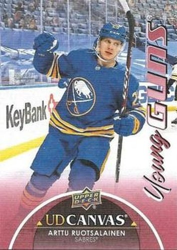 #C119 Arttu Ruotsalainen - Buffalo Sabres - 2021-22 Upper Deck - UD Canvas Hockey
