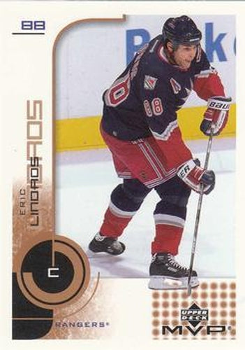 #119 Eric Lindros - New York Rangers - 2002-03 Upper Deck MVP Hockey