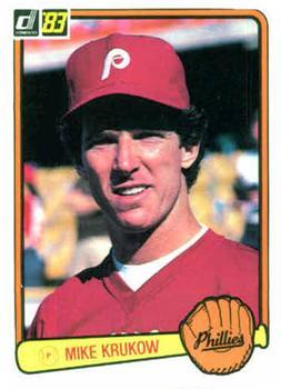 #119 Mike Krukow - Philadelphia Phillies - 1983 Donruss Baseball