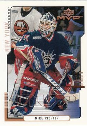 #119 Mike Richter - New York Rangers - 2000-01 Upper Deck MVP Hockey