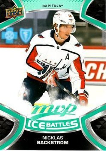 #119 Nicklas Backstrom - Washington Capitals - 2021-22 Upper Deck MVP - Ice Battles Hockey