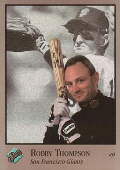 #119 Robby Thompson - San Francisco Giants - 1992 Studio Baseball