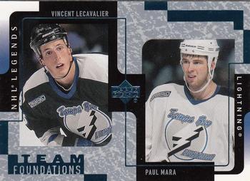 #119 Vincent Lecavalier / Paul Mara - Tampa Bay Lightning - 2000-01 Upper Deck Legends Hockey
