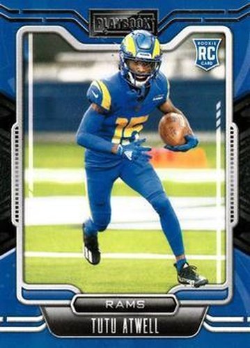 #119 Tutu Atwell - Los Angeles Rams - 2021 Panini Playbook Football