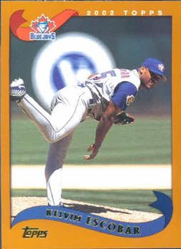 #119 Kelvim Escobar - Toronto Blue Jays - 2002 Topps Baseball