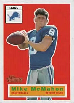 #119 Mike McMahon - Detroit Lions - 2001 Topps Heritage Football