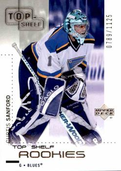 #119 Curtis Sanford - St. Louis Blues - 2002-03 Upper Deck Top Shelf Hockey