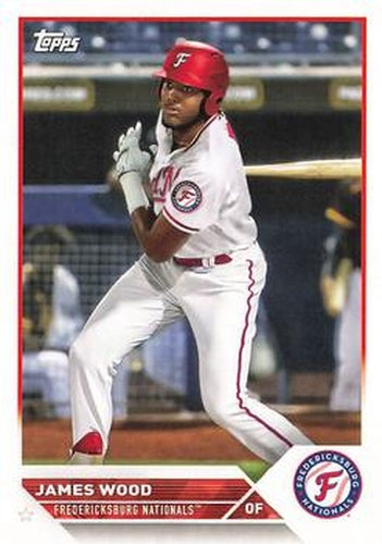 #PD-119 James Wood - Fredericksburg Nationals - 2023 Topps Pro Debut Baseball