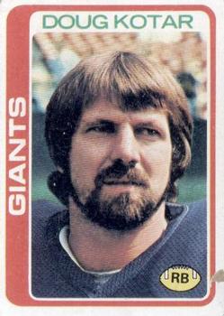 #119 Doug Kotar - New York Giants - 1978 Topps Football