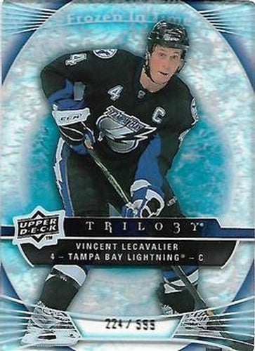 #119 Vincent Lecavalier - Tampa Bay Lightning - 2009-10 Upper Deck Trilogy Hockey