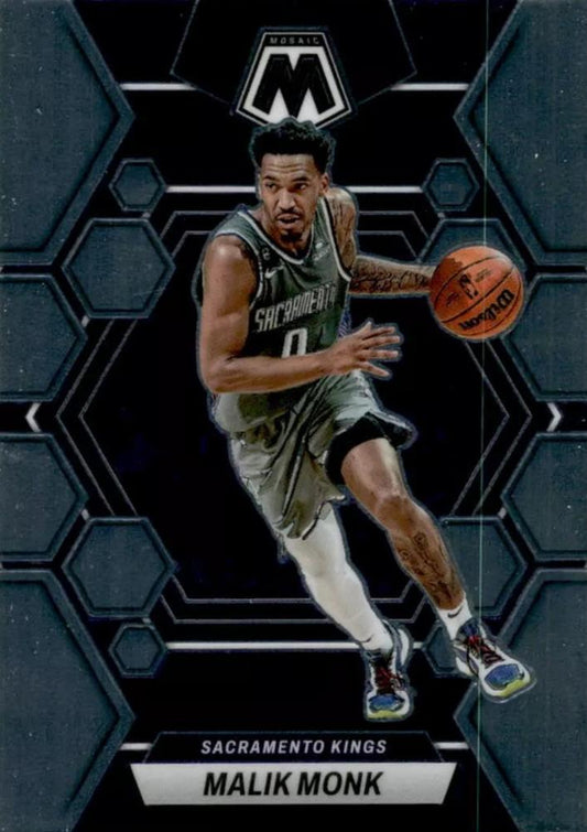#119 Malik Monk - Sacramento Kings - 2022-23 Panini Mosaic Basketball