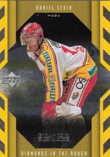 #119 Daniel Sedin - MoDo - 1999-00 Upper Deck Black Diamond Hockey