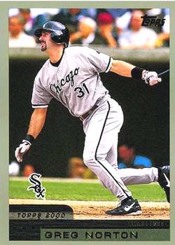 #119 Greg Norton - Chicago White Sox - 2000 Topps Baseball