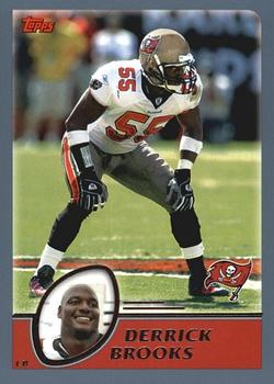 #119 Derrick Brooks - Tampa Bay Buccaneers - 2003 Topps Football