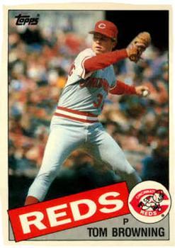 #11T Tom Browning - Cincinnati Reds - 1985 Topps Traded Baseball