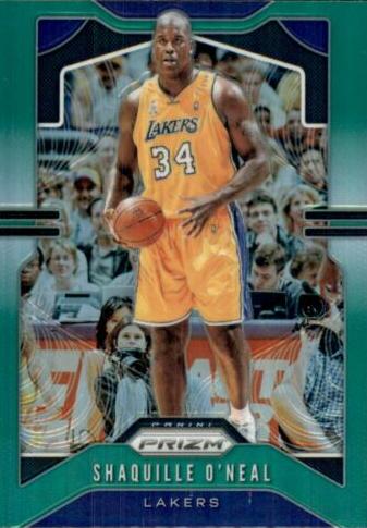 #11 Shaquille O'Neal - Los Angeles Lakers - 2019-20 Panini Prizm - Prizms Green Basketball