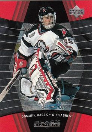 #11 Dominik Hasek - Buffalo Sabres - 1999-00 Upper Deck Black Diamond Hockey