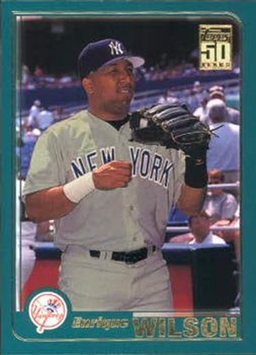 #T11 Enrique Wilson - New York Yankees - 2001 Topps Traded & Rookies Baseball