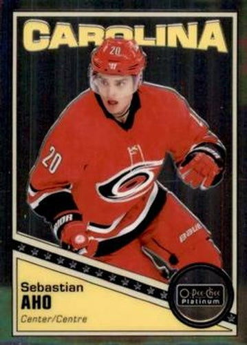 #R-11 Sebastian Aho - Carolina Hurricanes - 2019-20 O-Pee-Chee Platinum - Retro Hockey