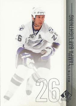 #11 Martin St. Louis - Tampa Bay Lightning - 2010-11 SP Authentic Hockey