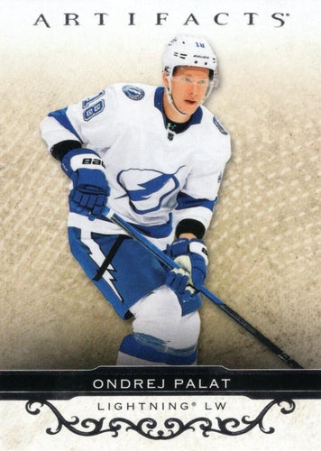 #11 Ondrej Palat - Tampa Bay Lightning - 2021-22 Upper Deck Artifacts Hockey