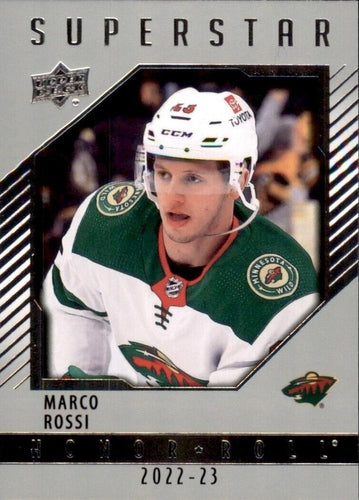 #HR-11 Marco Rossi - Minnesota Wild - 2022-23 Upper Deck - Honor Roll Hockey