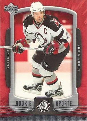#11 Chris Drury - Buffalo Sabres - 2005-06 Upper Deck Rookie Update Hockey