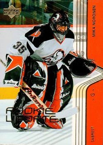 #11 Mika Noronen - Buffalo Sabres - 2003-04 Upper Deck Rookie Update Hockey