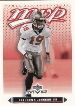 #11 Keyshawn Johnson - Tampa Bay Buccaneers - 2003 Upper Deck MVP Football